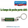 La lampe de poche porte clefs en métal Miniatures-toys.com
