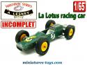 La Formule 1 Lotus miniature de Lesney Matchbox au 1/65e incomplète