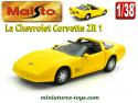 La Chevrolet Corvette ZR 1 cabriolet en miniature Maisto Shell au 1/38e