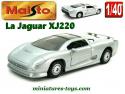La Jaguar XJ220 en miniature Maisto Shell au 1/40e