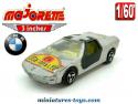 La BMW Turbo grise en miniature par Majorette au 1/60e