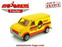 Le fourgon Ford Racing team en miniature 3 inches Majorette au 1/65e