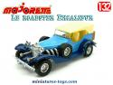 Le roadster Excalibur bleu en miniature par Majorette au 1/32e