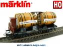 Le wagon bi foudres Oberrh Weininteressent en miniature Marklin au HO