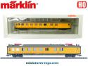 Le wagon de contrôle de caténaire de la DB en miniature Marklin Digital au HO