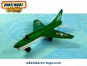 L'avion a réaction Corsair A7D en miniature de Matchbox Sky Busters incomplet
