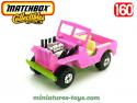 La Jeep Hot Road rose miniature de Matchbox Lesney Superfast au 1/60e