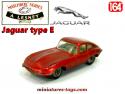 La Jaguar type E rouge en miniature par Matchbox by Lesney au 1/64e