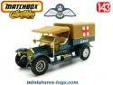 Une ambulance Crossley RAF de 1918 en miniature par Matchbox au 1/43e