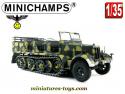 Le semi chenillé allemand SdKfz 7 en miniature de Minichamps au 1/35e
