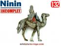 La figurine en métal du méhariste français par Ninin au 1/32e incomplet