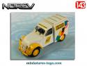 La 2cv Citroën AZU 1955 Giraudy en miniature de Norev au 1/43e
