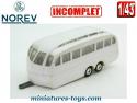 La caravane Henon EH 56 220 en miniature Norev au 1/43e incomplète
