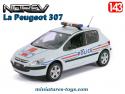 La Peugeot 307 Police en voiture miniature par Norev au 1/43e