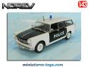 La Peugeot 404 break modèle 1967 Police en miniature par Norev au 1/43e