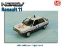 La Renault 11 de la Police en miniature par Norev au 1/43e avec peinture écaillée