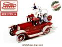 Le camion de pompiers a grande échelle en tôle de style jouet ancien par Paya