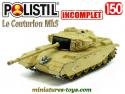 Le char Centurion Mk5 en miniature de Polistil au 1/50e incomplet