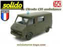 Le Citroën C35 ambulance militaire en miniature de Solido au 1/50e
