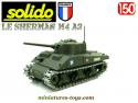 Le char américain Sherman M4 A3 miniature de Solido au 1/50e 
