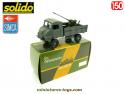 Le camion Simca Unic 4x4 Marmon canon de 20 en miniature par Solido au 1/50e