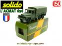 Un ACMAT 6x6 militaire français en miniature par Solido au 1/50e