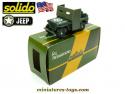 La Jeep Willys avec un blindage frontale en miniature de Solido au 1/38e