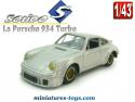 La Porsche 934 Turbo grise en miniature Solido au 1/43e 