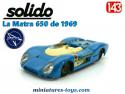 La barquette Sport Matra 650 Elf de 1969 en miniature par Solido au 1/43e
