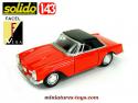 La Facel Vega Facellia rouge de 1962 en miniature par Solido au 1/43e