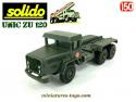 Le camion militaire Unic ZU 120 en miniature de Solido au 1/50e incomplet