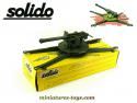 Le canon anti-aérien de 105 sur flèches miniature par Solido en boite jaune