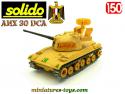 Le char AMX 30 bitube anti-aérien sable armée égyptienne de Solido au 1/50e