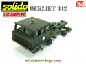 Le Berliet T12 en miniature de Solido au 1/50e incomplet