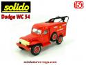 Le Dodge WC 54 dépanneuse pompiers en miniature Solido au 1/50e