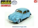 La Coccinelle Volkswagen 1200 split miniature de Solido au 1/43e incomplète