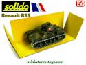 Le char français Renault R35 de 1940 vert camo en miniature par Solido au 1/50e