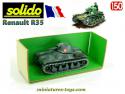 Le char français Renault R35 de 1940 camo gris en miniature par Solido au 1/50e