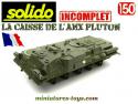 La caisse du lance missile AMX Pluton miniature de Solido au 1/50e incomplet