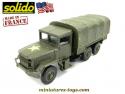 Le camion militaire Kaiser Jeep 6x6 M34 vert en miniature de Solido au 1/50e