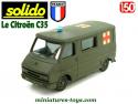 Le Citroën C35 ambulance militaire en miniature de Solido au 1/50e