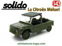 La Citroën Méhari militaire en miniature par Solido au 1/43e