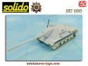 Le char russe SU 100 L/54 D10 S blanc en miniature de Solido au 1/50e