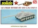 Le char russe SU 100 L/54 D10 S blanc en miniature de Solido au 1/50e