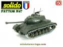 Le char Patton M47 vert armée en miniature de Solido au 1/50e