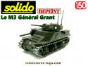 Le char américain M3 Général Grant en miniature par Solido au 1/50e repeint
