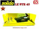 Le BTR 40 russe lance missiles miniature de Solido au 1/50e avec figurines