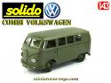 Le Combi Volkswagen type 2 militaire en miniature Solido au 1/43e