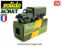 Le camion Acmat 6x6 cabine tôlée TPK4 20 SM3 miniature de Solido au 1/50e