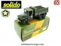 Le GMC CCKW 353 6x6 cabine bâchée transport de jerrycan par Solido au 1/50e